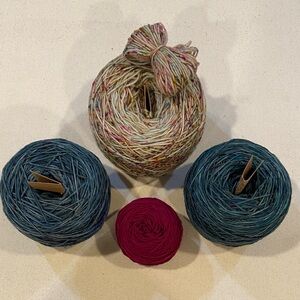 Yarn Bee Hand Dyed Yarn Lot NEW